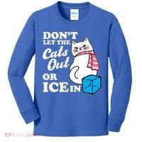 Don't Let The Cats Out Or ICE In Anti ICE Kids Long Sleeve Shirt thumb 0
