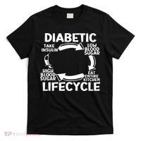 Diabetic Lifecycle Type 1 Diabetes Warrior T-Shirt thumb 0