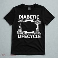 Diabetic Lifecycle Type 1 Diabetes Warrior T-Shirt thumb 5