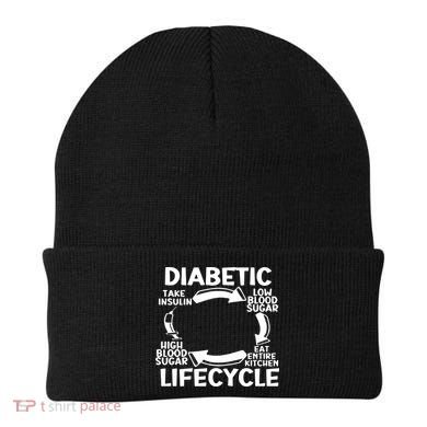 Diabetic Lifecycle Type 1 Diabetes Warrior Beanie