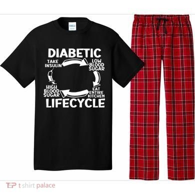 Diabetic Lifecycle Type 1 Diabetes Warrior Pajama Set