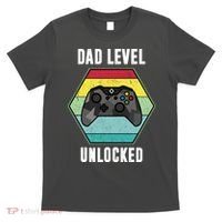 Dad Level Unlocked Gamer Vintage T-Shirt thumb 0