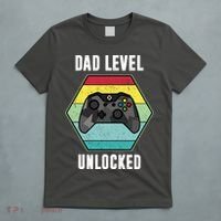 Dad Level Unlocked Gamer Vintage T-Shirt thumb 5