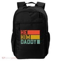 Daddy Lover Valentine Quote Funny He Him Daddy Tank Top Backpack thumb 0