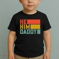 Daddy Lover Valentine Quote Funny He Him Daddy Tank Top Toddler T-Shirt thumb 2