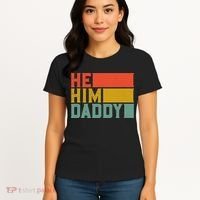 Daddy Lover Valentine Quote Funny He Him Daddy Tank Top Women's T-Shirt thumb 4