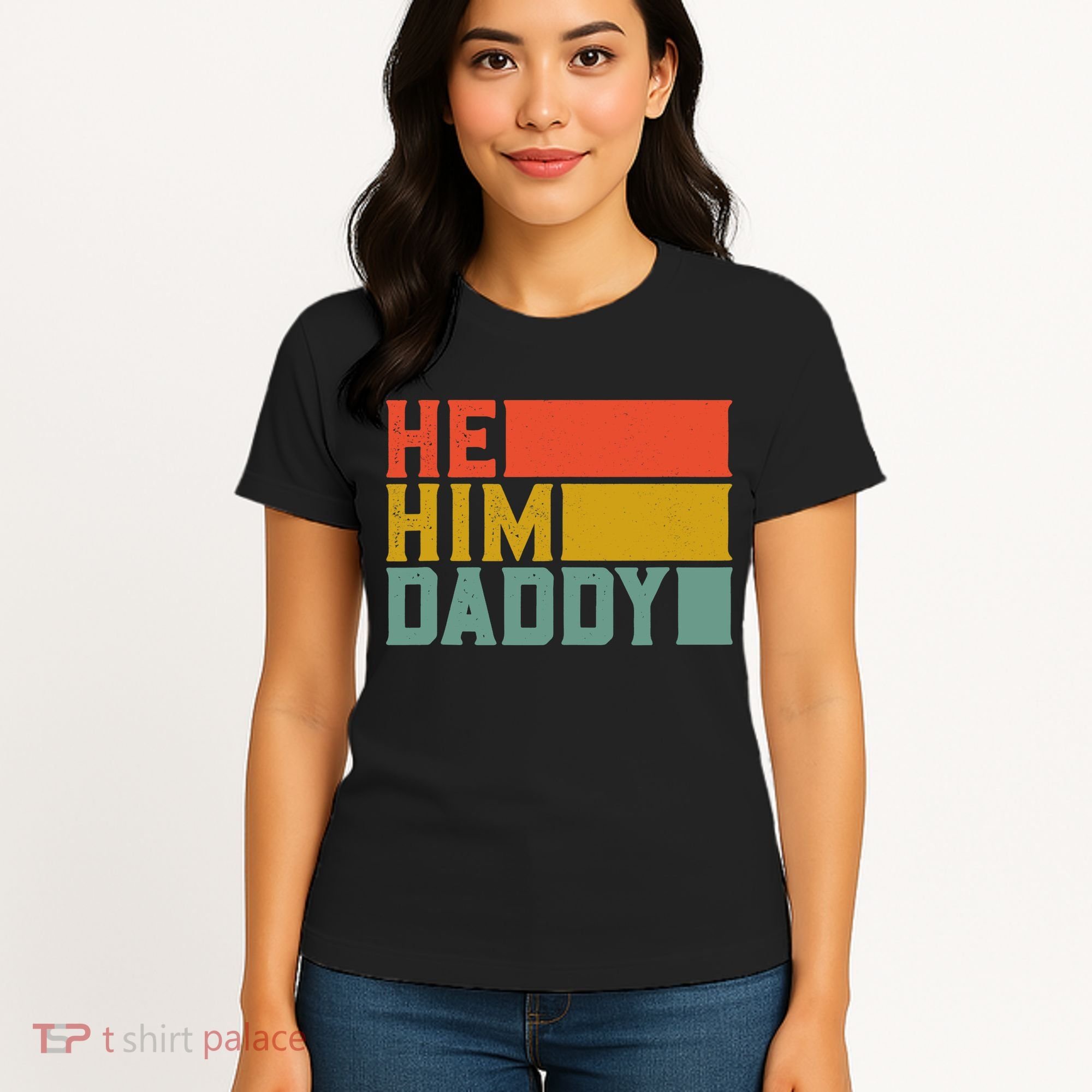 Daddy Lover Valentine Quote Funny He Him Daddy Tank Top Women's T-Shirt
