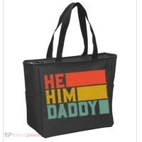 Daddy Lover Valentine Quote Funny He Him Daddy Tank Top Tote Bag thumb 2