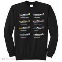 Dogfight Legends WW2 Planes Warbirds Air Fighters Sweatshirt thumb 0