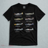 Dogfight Legends WW2 Planes Warbirds Air Fighters T-Shirt thumb 5