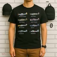 Dogfight Legends WW2 Planes Warbirds Air Fighters T-Shirt thumb 6