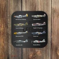 Dogfight Legends WW2 Planes Warbirds Air Fighters Coaster thumb 0
