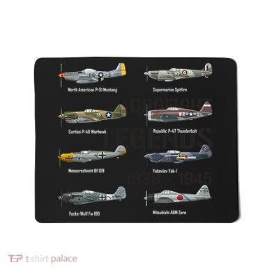 Dogfight Legends WW2 Planes Warbirds Air Fighters Mousepad