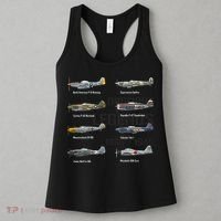 Dogfight Legends WW2 Planes Warbirds Air Fighters Women's Tank Top thumb 3