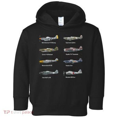 Dogfight Legends WW2 Planes Warbirds Air Fighters Toddler Hoodie