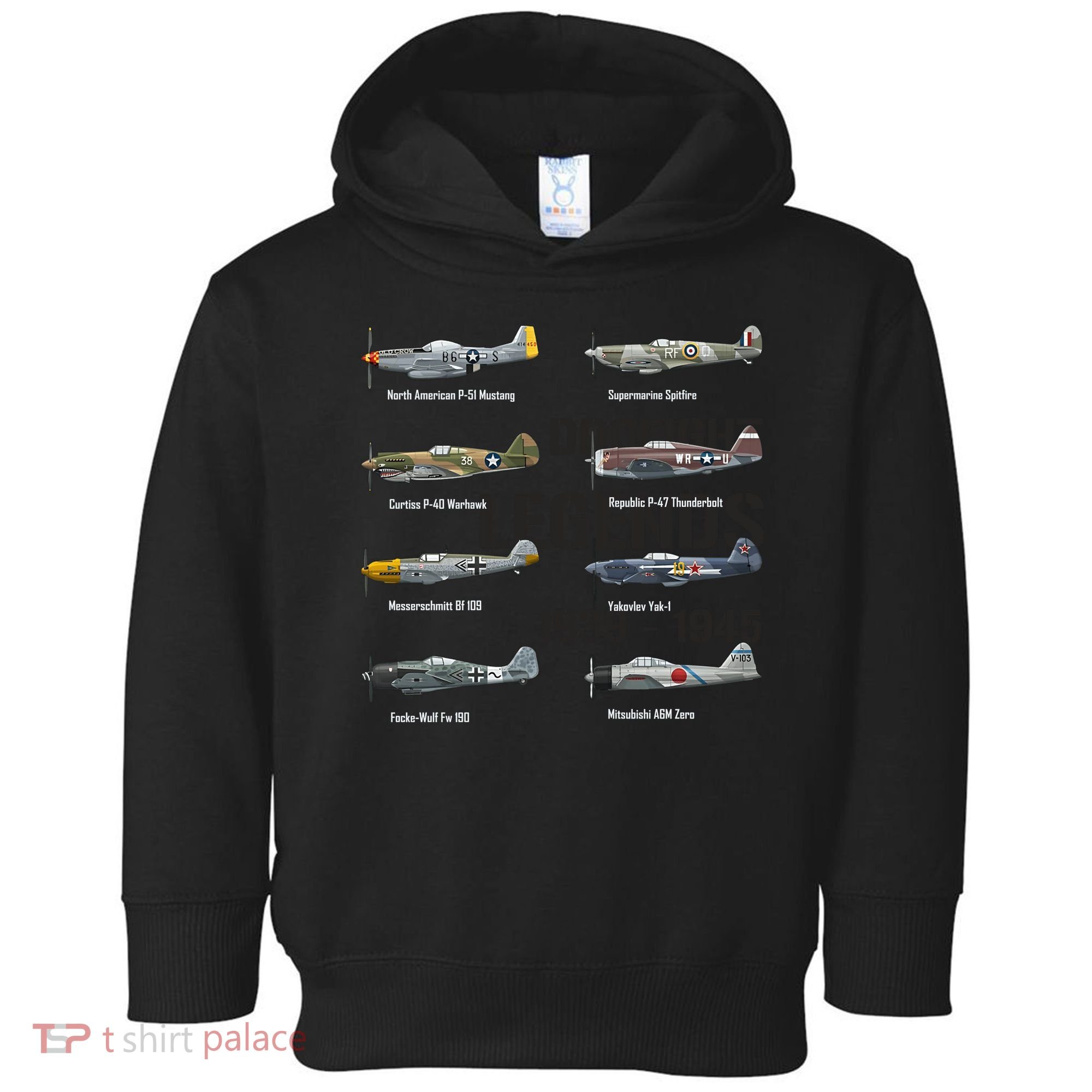 Dogfight Legends WW2 Planes Warbirds Air Fighters Toddler Hoodie