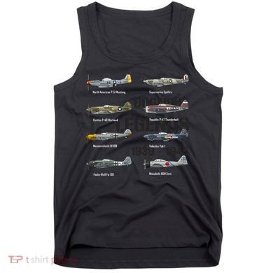 Dogfight Legends WW2 Planes Warbirds Air Fighters Tank Top