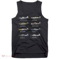 Dogfight Legends WW2 Planes Warbirds Air Fighters Tank Top thumb 0
