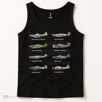 Dogfight Legends WW2 Planes Warbirds Air Fighters Tank Top thumb 2