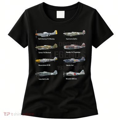 Dogfight Legends WW2 Planes Warbirds Air Fighters Women's T-Shirt