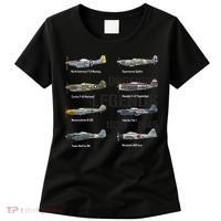 Dogfight Legends WW2 Planes Warbirds Air Fighters Women's T-Shirt thumb 0