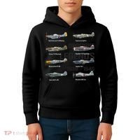 Dogfight Legends WW2 Planes Warbirds Air Fighters Kids Hoodie thumb 4