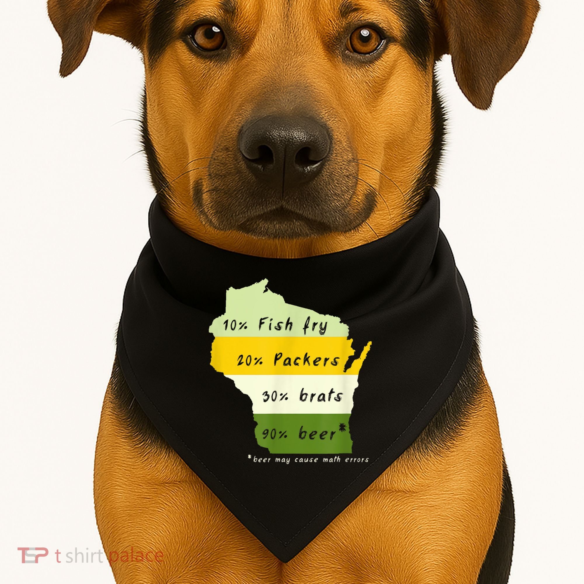 Drink Local Wisconsin Beer Drinking USA-Made Doggie Bandana