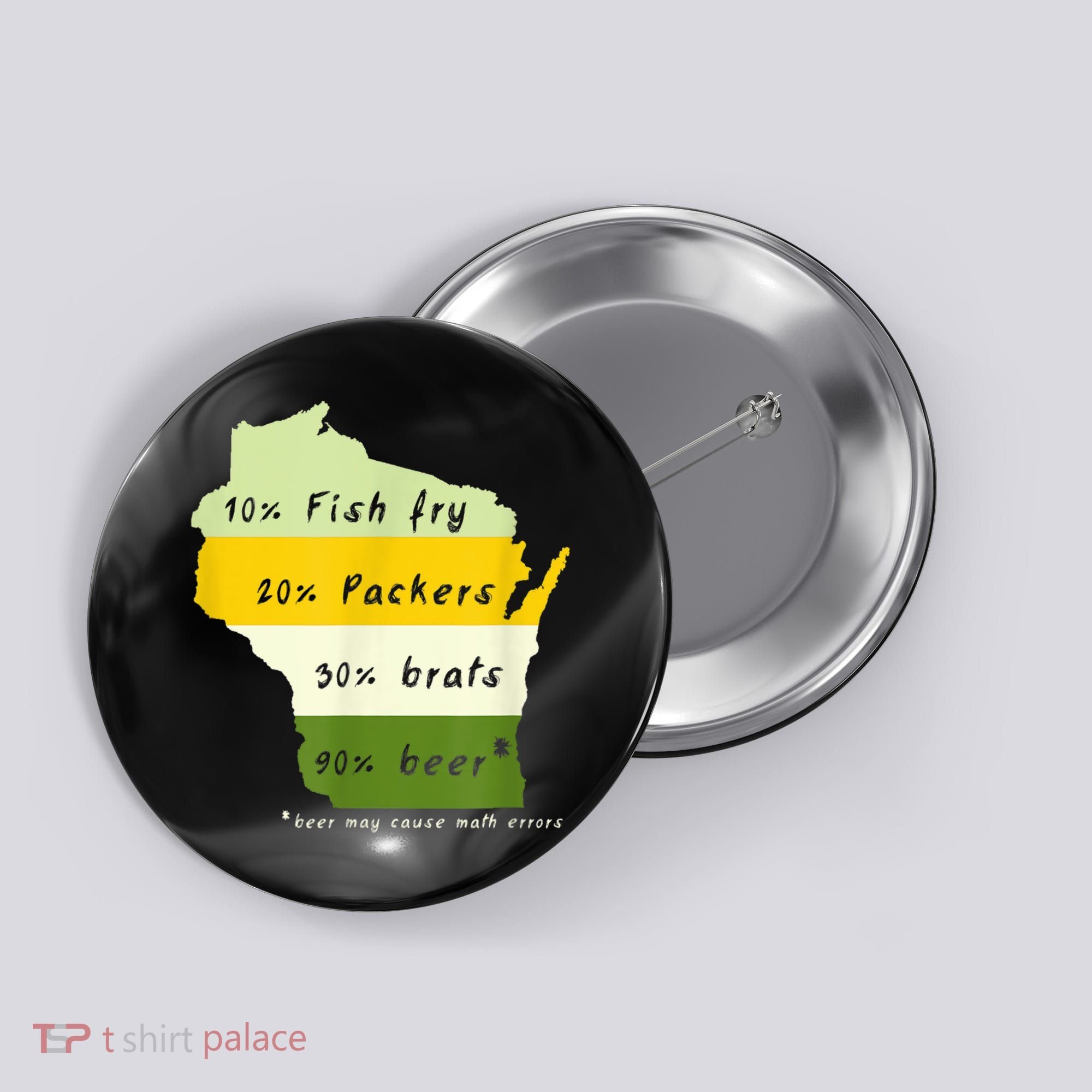 Drink Local Wisconsin Beer Drinking Button