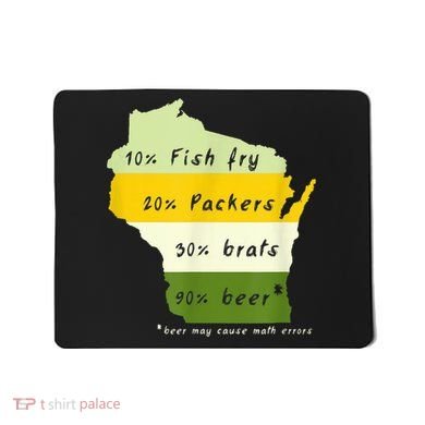 Drink Local Wisconsin Beer Drinking Mousepad