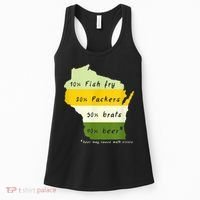 Drink Local Wisconsin Beer Drinking Women's Tank Top thumb 0