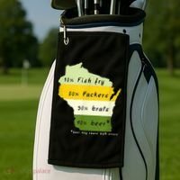 Drink Local Wisconsin Beer Drinking Golf Towel thumb 2