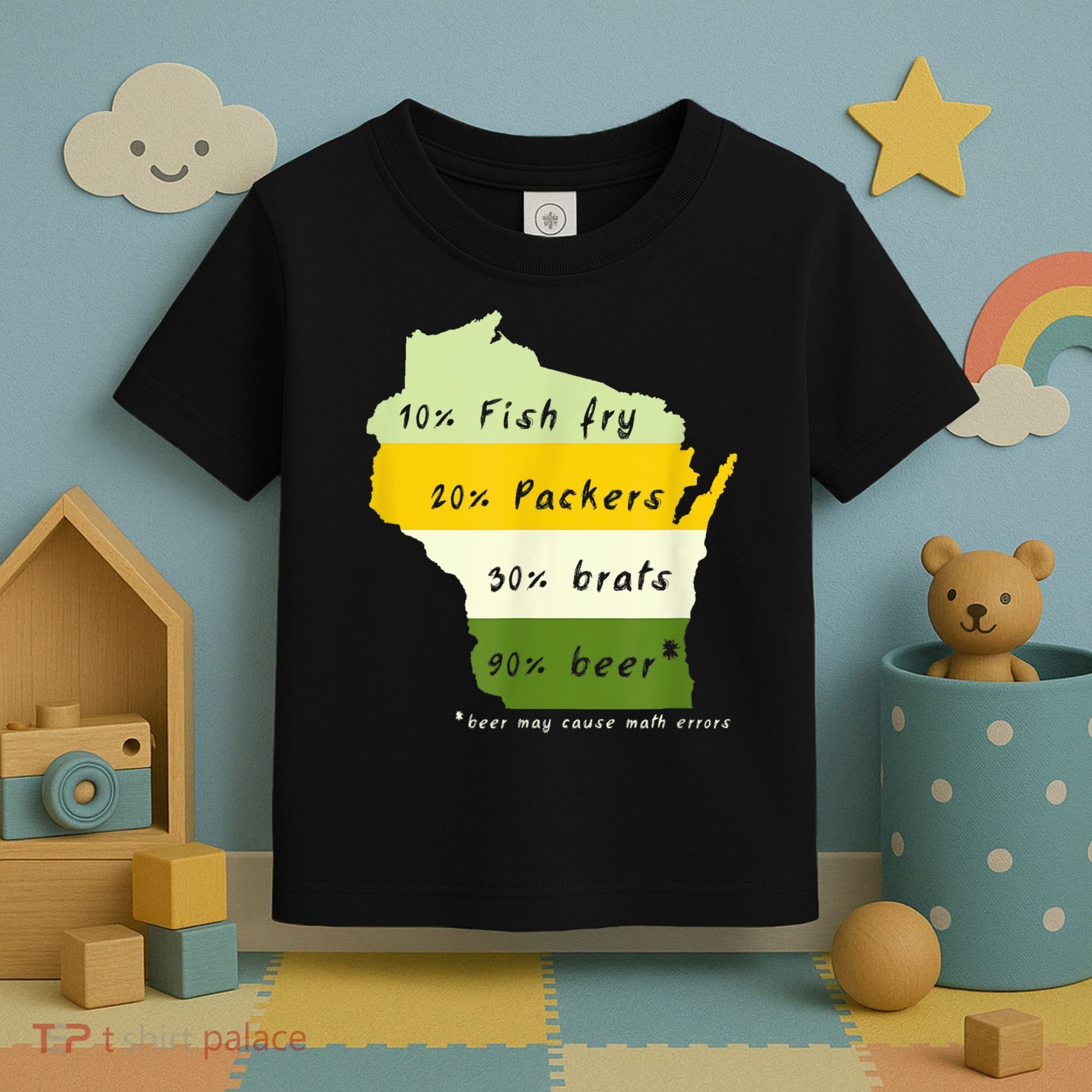 Drink Local Wisconsin Beer Drinking Toddler T-Shirt