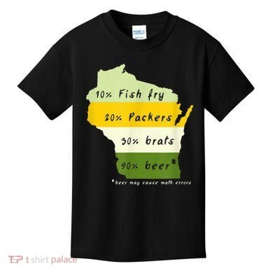 Drink Local Wisconsin Beer Drinking Kids T-Shirt