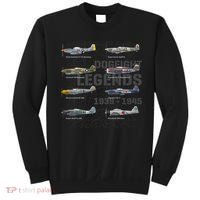 Dogfight Legends WW2 Planes Warbirds Air Fighters Premium Sweatshirt thumb 0
