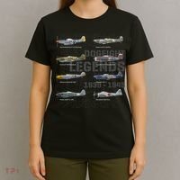 Dogfight Legends WW2 Planes Warbirds Air Fighters Premium T-Shirt thumb 4