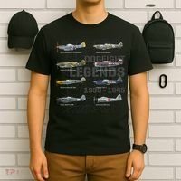 Dogfight Legends WW2 Planes Warbirds Air Fighters Premium T-Shirt thumb 6