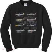Dogfight Legends WW2 Planes Warbirds Air Fighters Premium Kids Sweatshirt thumb 0