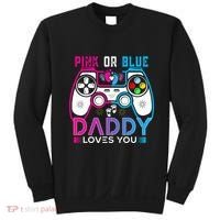 Daddy Loves You Gender Reveal Baby Gaming Dad Sweatshirt thumb 0