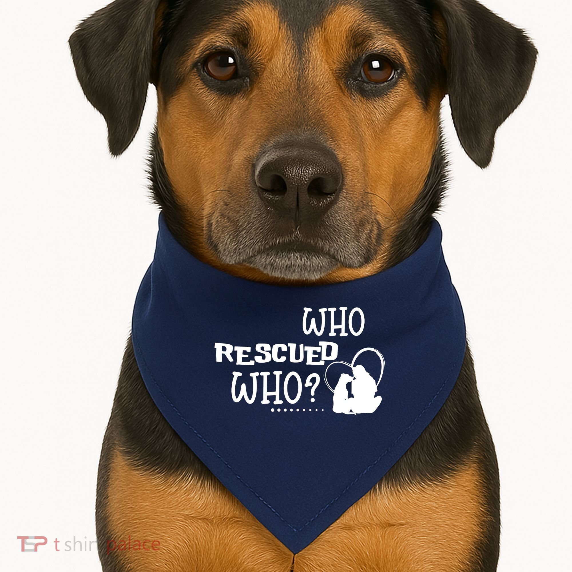 Dog Mom 2 USA-Made Doggie Bandana