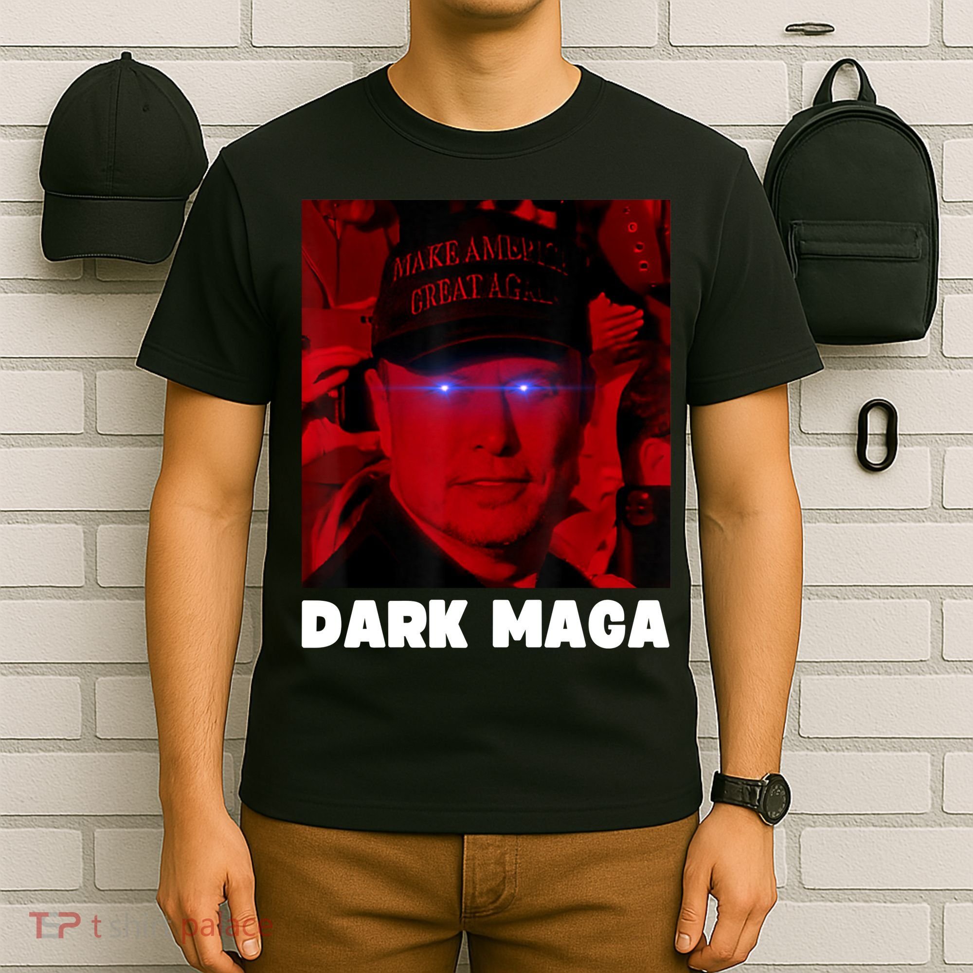 Dark Maga 2024 IM Not Just Maga IM Dark Maga Funny Trump T-Shirt