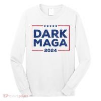 Dark Maga 2024 IM Not Just Maga IM Dark Maga Funny Trump Long Sleeve Shirt thumb 0