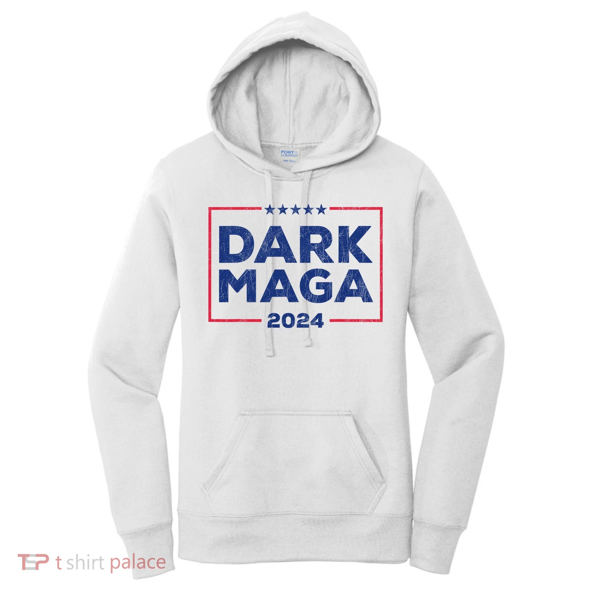 Dark Maga 2024 IM Not Just Maga IM Dark Maga Funny Trump Women's Hoodie