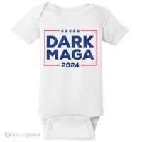 Dark Maga 2024 IM Not Just Maga IM Dark Maga Funny Trump Baby Bodysuit thumb 0