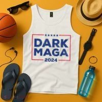 Dark Maga 2024 IM Not Just Maga IM Dark Maga Funny Trump Tank Top thumb 4