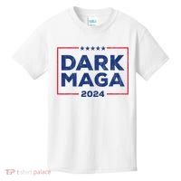 Dark Maga 2024 IM Not Just Maga IM Dark Maga Funny Trump Kids T-Shirt thumb 0