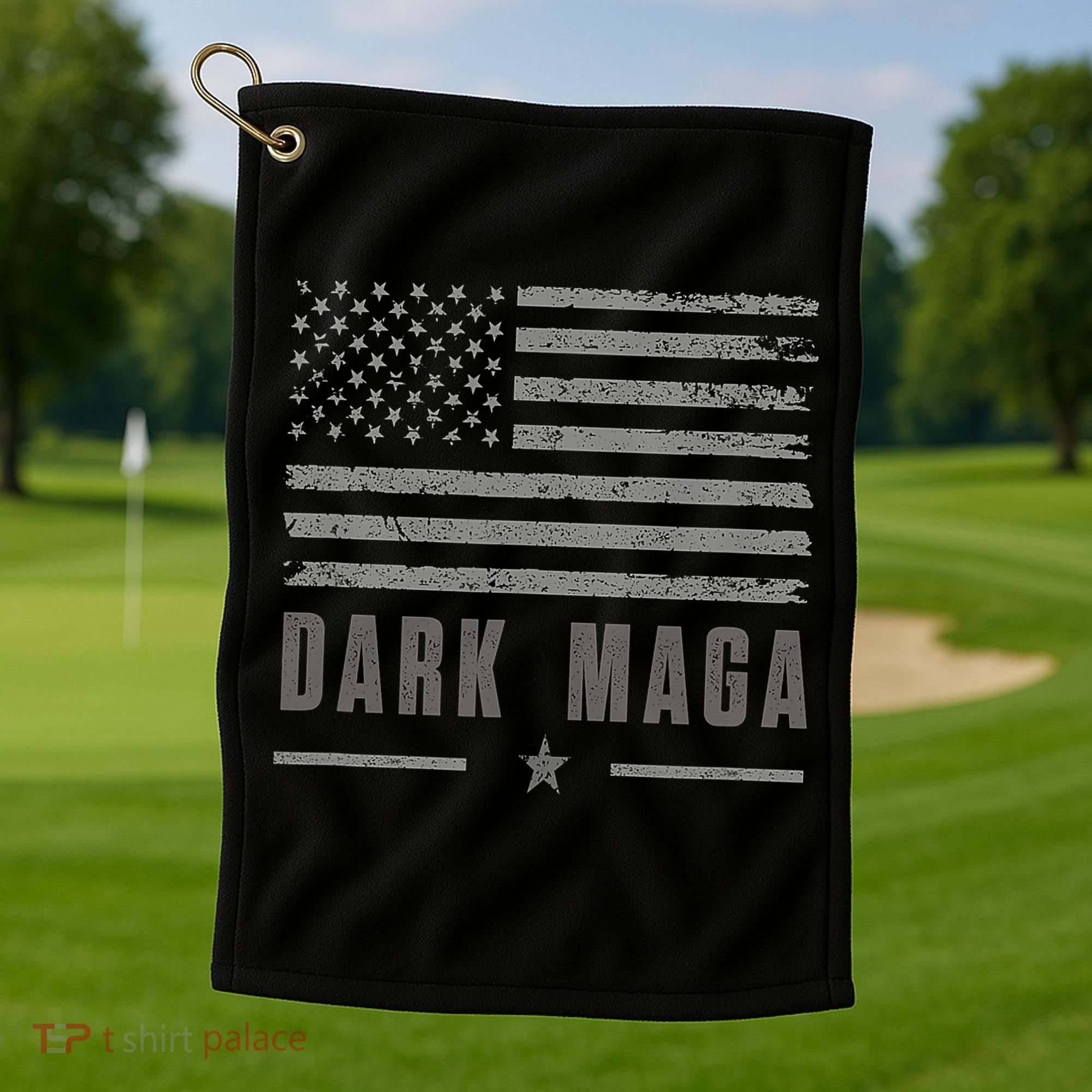 Dark Maga 2024 Maga New! Dark Maga Golf Towel