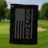 Dark Maga 2024 IM Not Just Maga IM Dark Maga Gift Golf Towel thumb 1