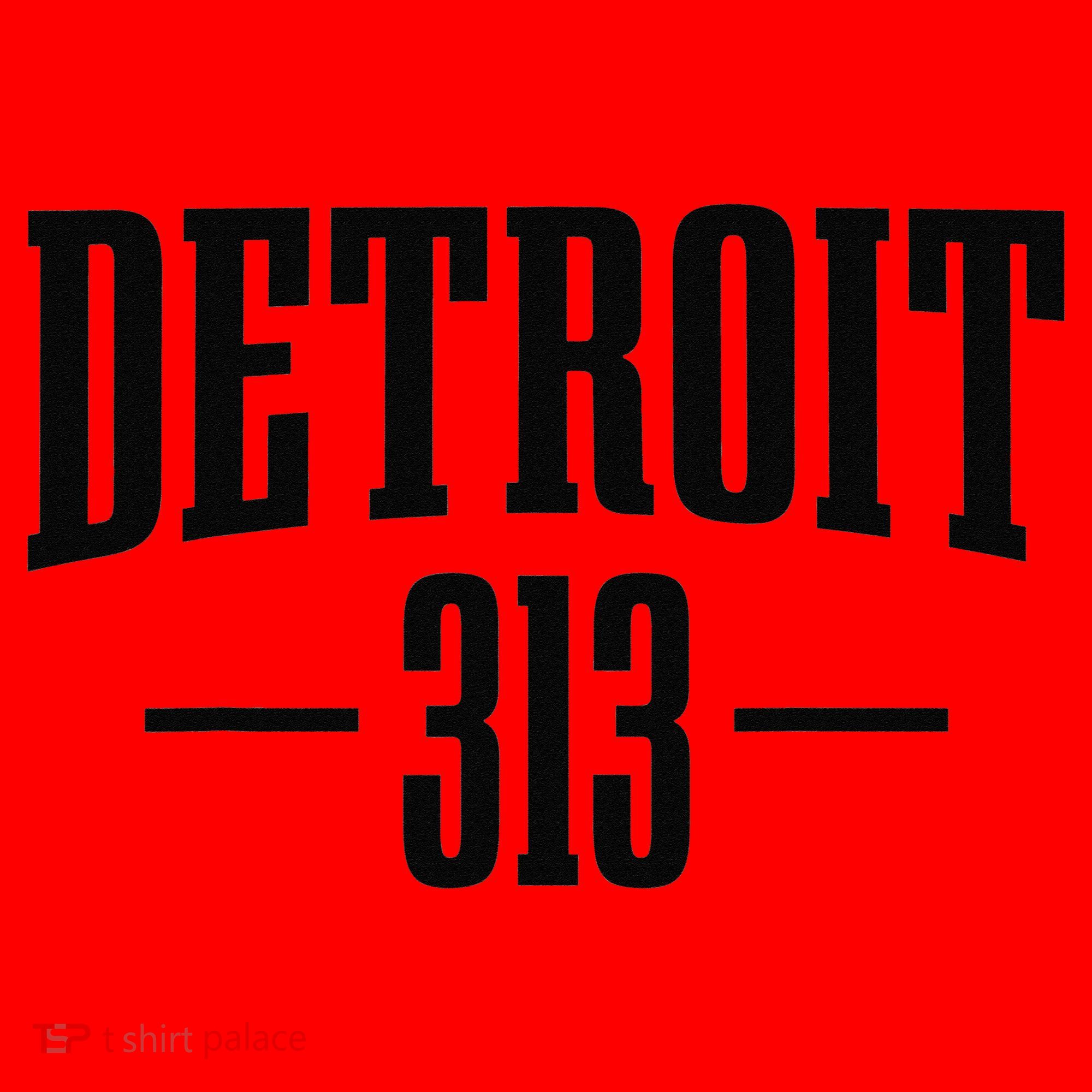 Detroit Michigan 313 Area Code Pride Retro Santa Hat