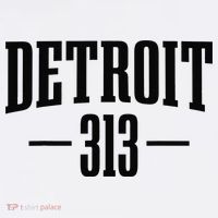 Detroit Michigan 313 Area Code Pride Retro Long Sleeve Shirt thumb 2