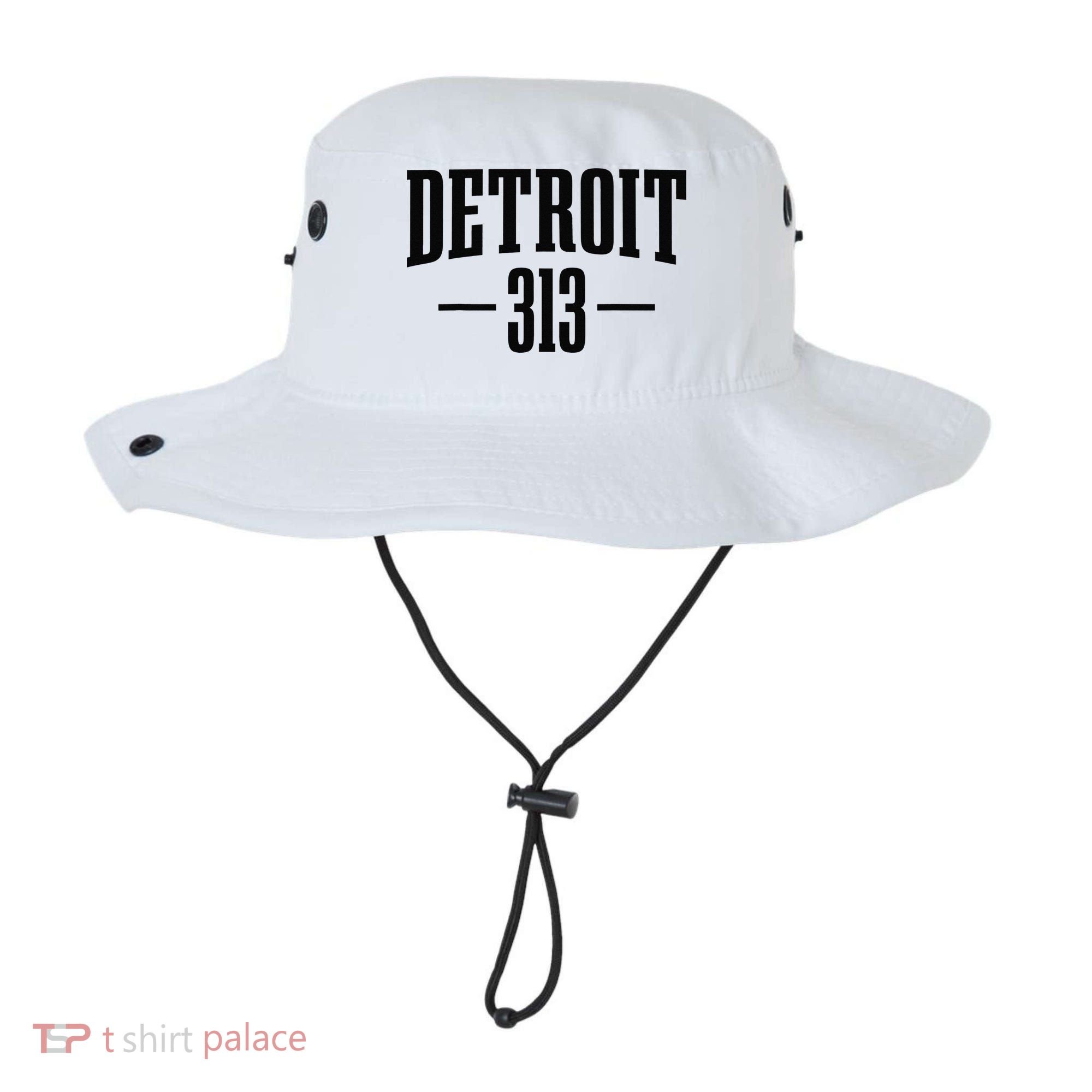 Detroit Michigan 313 Area Code Pride Retro Bucket Hat